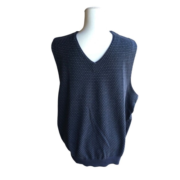 Bobby Jones Vest Mens Gray and Purple XL Preppy 100% Cotton - Picture 1 of 6